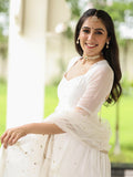 Viyanka Meher White Anarkali