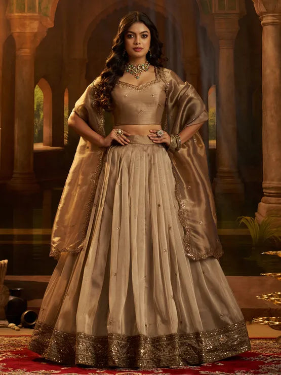 Viyanka Organza Silk Reception Lehenga