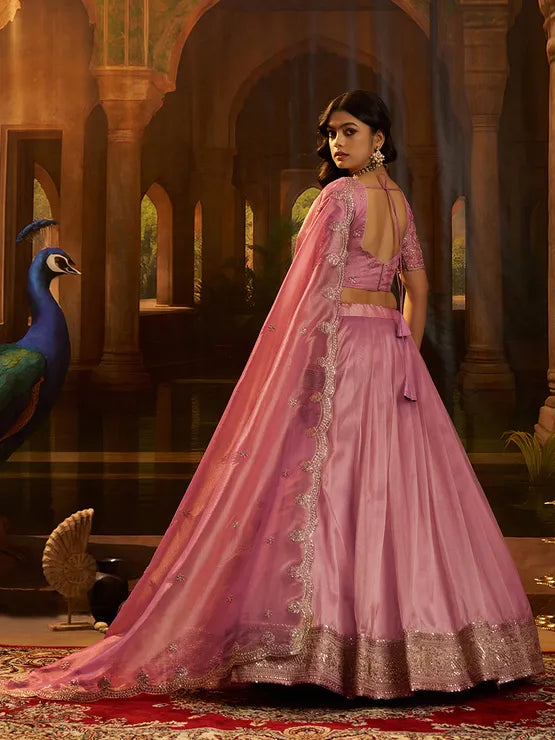 Organza Silk Festive Lehenga