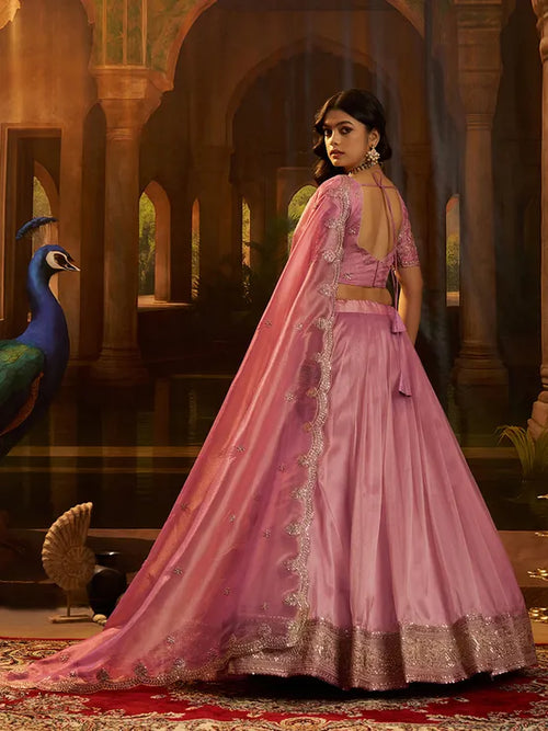 Organza Silk Festive Lehenga