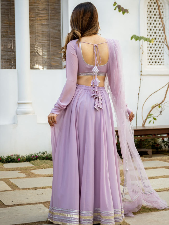 Viyanka Lavender Gota Lehenga Choli Set