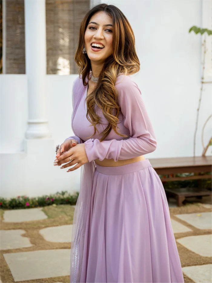 Viyanka Lavender Gota Lehenga Choli Set