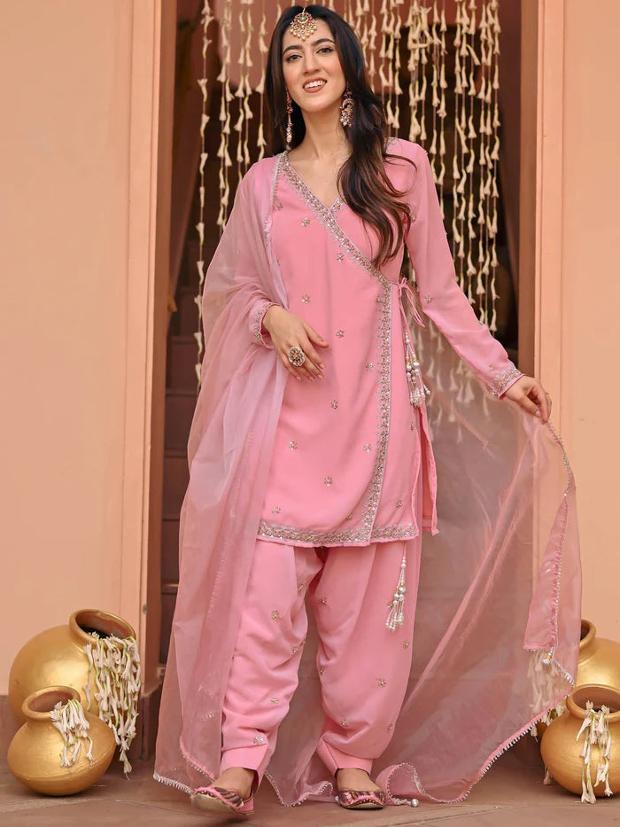 Viyanka Blush Élan Patiala Ensemble